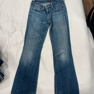 Citizens Of Humanity Light Blue Flare Jeans